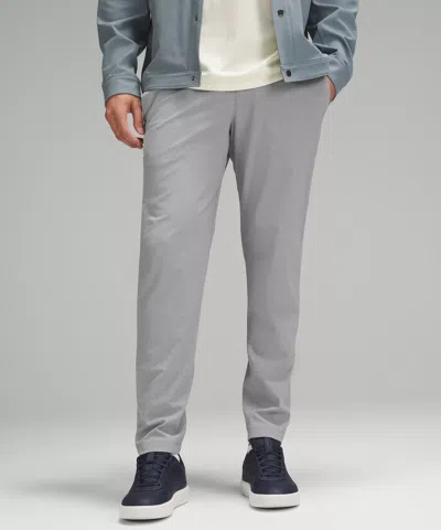 Lululemon Abc Slim-fit Trousers 30"l Wovenair In Gray