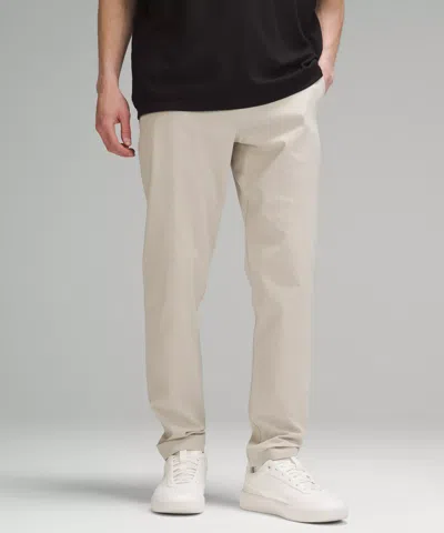 Lululemon Abc Slim-fit Trousers 30"l Wovenair In Neutral