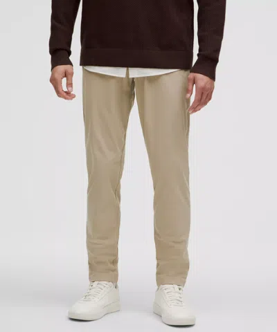 Lululemon Abc Slim-fit Trousers 32l Warpstreme In Neutral