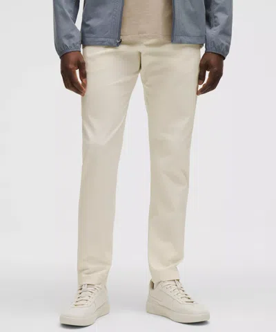 Lululemon Abc Slim-fit Trousers 32l Wovenair In White