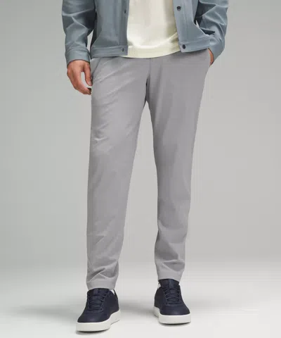 Lululemon Abc Slim-fit Trousers 32"l Wovenair In Gray