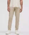 Lululemon Abc Slim-fit Trousers 34l Smooth Twill In Neutral