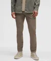 Lululemon Abc Slim-fit Trousers 34l Stretch Cotton Versatwill In Brown