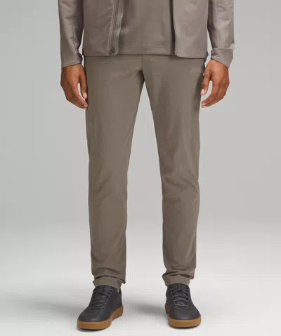 Lululemon Abc Slim-fit Trousers 34"l Wovenair In Gray