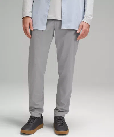 Lululemon Abc Slim-fit Trousers 34"l Wovenair In Gray
