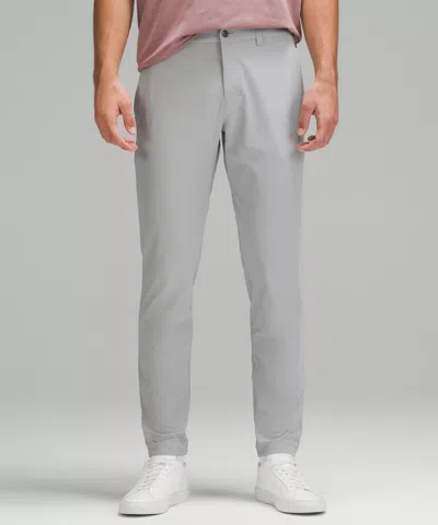 Lululemon Abc Slim-fit Trouser 37l Warpstreme In Gray