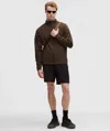 Lululemon Abc Textured Wovenair Pull-on Short 7" In Black