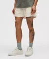 Lululemon Abc Wovenair Pull-on Short 5" In White