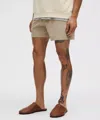 Lululemon Abc Wovenair Pull-on Short 5" In Gray