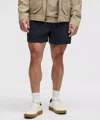 Lululemon Abc Wovenair Pull-on Short 5" In Black