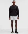Lululemon Abc Wovenair Pull-on Short 5" In White
