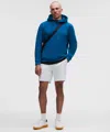 Lululemon Abc Wovenair Pull-on Short 7" In White