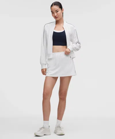 Lululemon Ace Advantage High-rise Knit Mesh Tennis Skirt