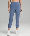 Lululemon Adapted State High-rise Cropped Joggers In Blue
