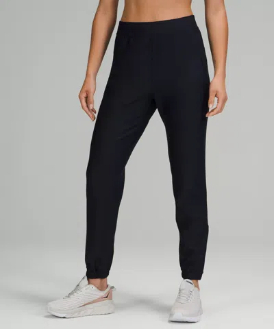 Lululemon Adapted State High-rise Fleece Joggers In True Navy