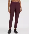 Lululemon Adapted State High-rise Fleece Joggers Full Length In Brown