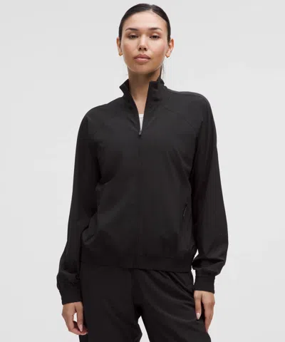 Lululemon Adapted State Perforated Track Jacket In Black