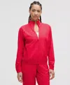 Lululemon Adapted State Perforated Track Jacket In Red