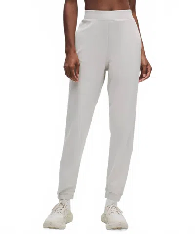 Lululemon Adapted State Thermal High Rise Jogger In Dove Grey In White