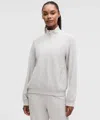 Lululemon Adapted State Thermal Track Jacket In White