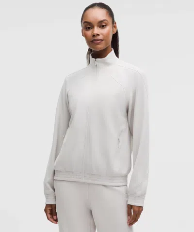 Lululemon Adapted State Thermal Track Jacket In White