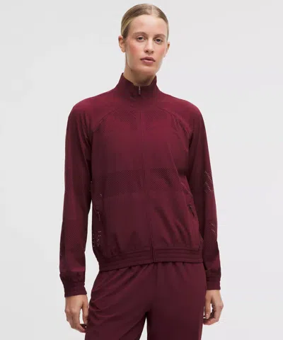 Lululemon Adapted State Track Jacket In Burgundy
