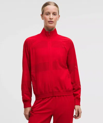 Lululemon Adapted State Track Jacket In Red