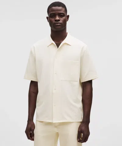Lululemon Airing Easy Camp-collar Shirt In White