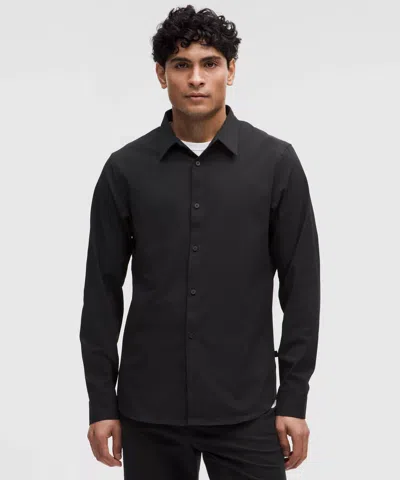 Lululemon Airing Easy Long-sleeve Shirt In Black
