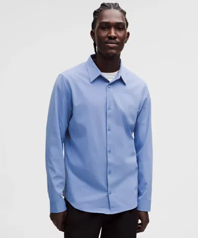 Lululemon Airing Easy Long-sleeve Shirt In Blue