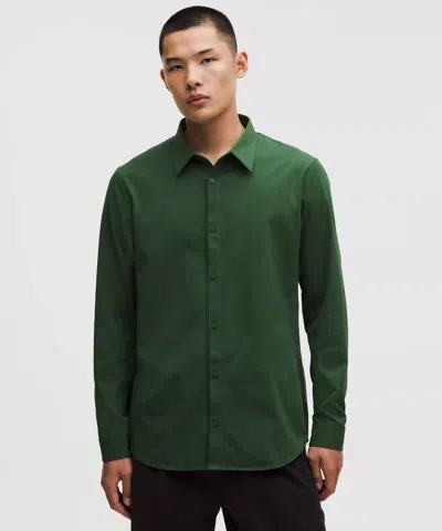 Lululemon Airing Easy Long-sleeve Shirt In Green