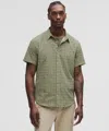 Lululemon Airing Easy Short-sleeve Shirt In Green