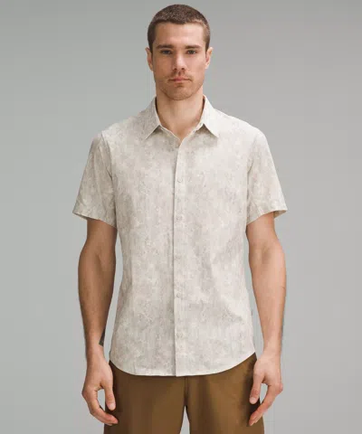 Lululemon Airing Easy Short-sleeve Shirt In Neutral