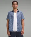 Lululemon Airing Easy Short-sleeve Shirt In Blue