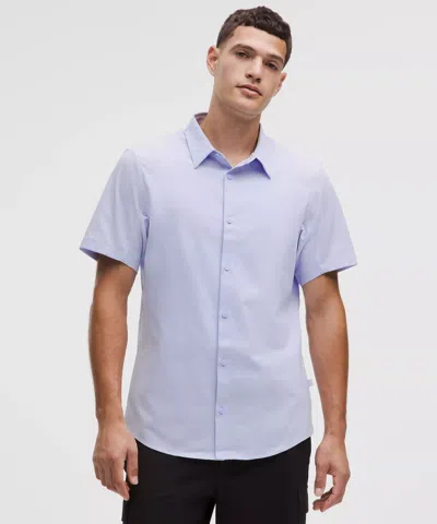 Lululemon Airing Easy Short-sleeve Shirt In Blue