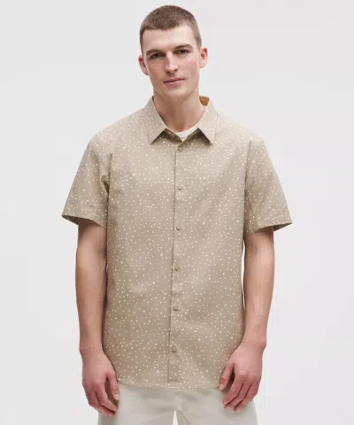 Lululemon Airing Easy Short-sleeve Shirt In Neutral