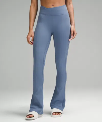 Lululemon Align™ Asymmetrical-waist Mini-flare Pants 32" In Blue