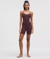 Lululemon Align™ Cami Bodysuit 6" In Brown