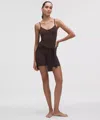 Lululemon Align™ Cami Bodysuit 6" Jacquard In Brown