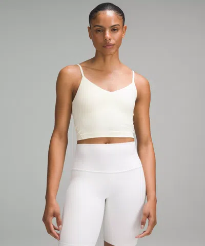 Lululemon Align™ Cropped Cami Tank Top A/b Cup In White