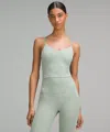 Lululemon Align™ Cropped Cami Tank Top Light Support, A/b Cup In Green
