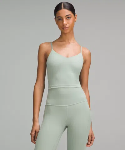 Lululemon Align™ Cropped Cami Tank Top Light Support, A/b Cup In Green