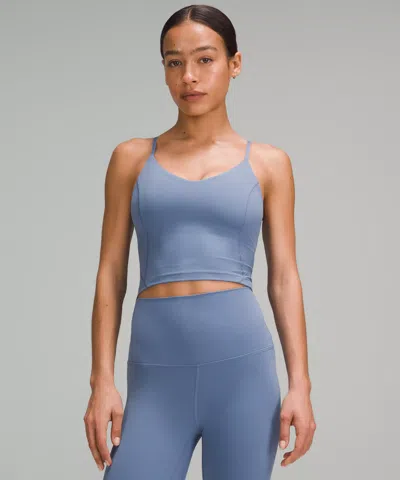 Lululemon Align™ Cropped Cami Tank Top C/d Cup In Blue