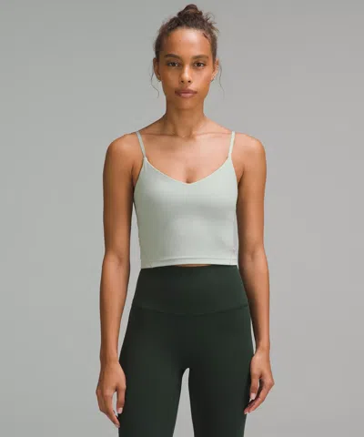 Lululemon Align™ Cropped Cami Tank Top Light Support, A/b Cup In Gray