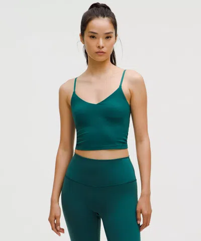 Lululemon Align™ Cropped Cami Tank Top Light Support, A/b Cup In Green