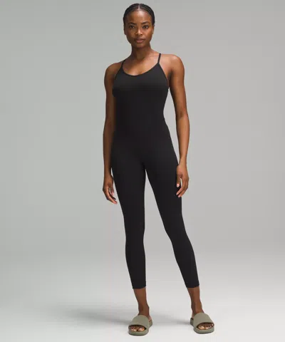 Lululemon Align™ Cross-back Bodysuit 25" In Black