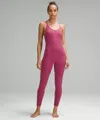 Lululemon Align™ Cross-back Bodysuit 25" In Pink