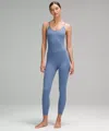 Lululemon Align™ Cross-back Bodysuit 25" In Blue