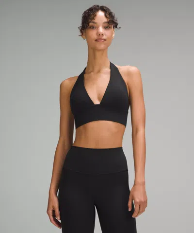 Lululemon Align™ Halter Bra Light Support, C/d Cup In Black