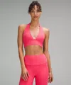Lululemon Align™ Halter Bra Light Support, C/d Cup In Pink